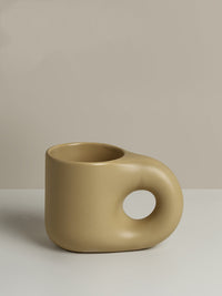 Nordic Ceramic Mug Fat Handle Coffee Cup Heat Resistant Soup Water Cup Set For Friends Creative Gifts